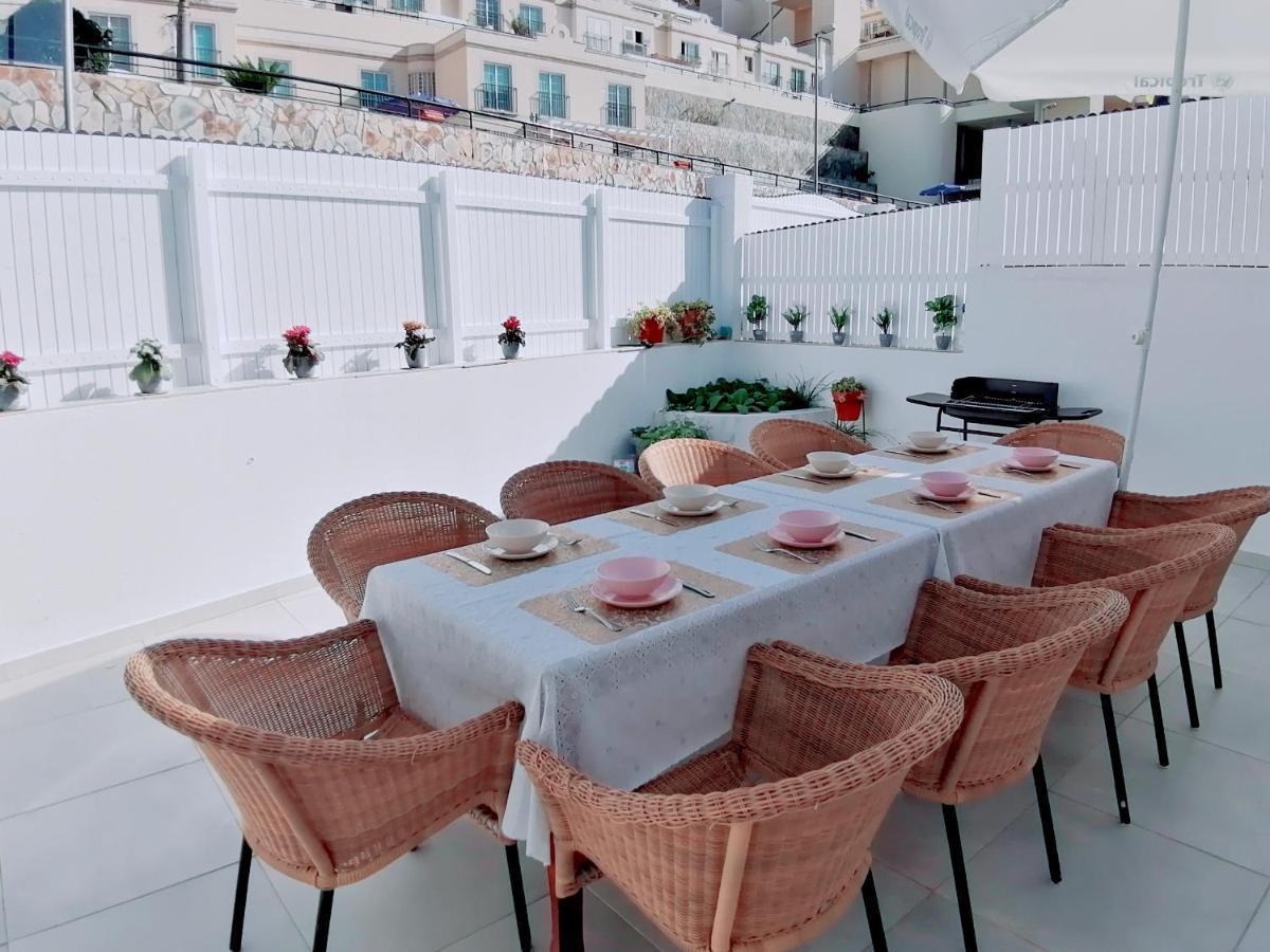 Big Villa Puerto Rico Streetfront With Private Saltwater Jacuzzi Pool, Bbq, Kitchen & 3 Terraces Near Shopping Center Puerto Rico (Gran Canaria) Zewnętrze zdjęcie