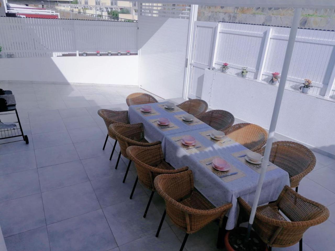 Big Villa Puerto Rico Streetfront With Private Saltwater Jacuzzi Pool, Bbq, Kitchen & 3 Terraces Near Shopping Center Puerto Rico (Gran Canaria) Zewnętrze zdjęcie